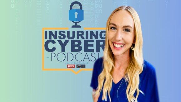 Elizabeth Blosfield insuring cyber podcast thumbnail